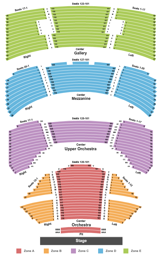 Sarofim Hall Hamilton Seating Chart